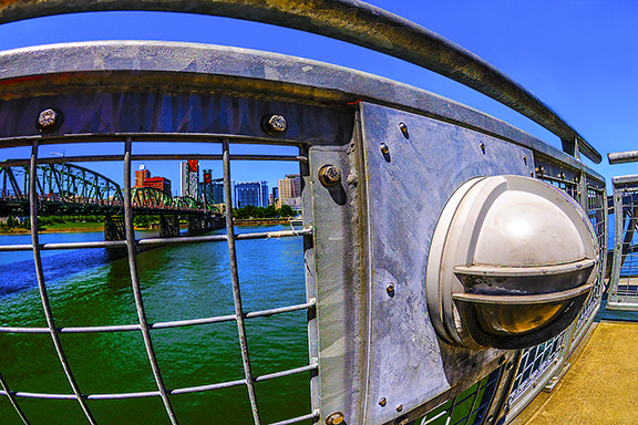 Looking at Hawthorne Photograph on Aluminum 16" x 24"